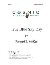 True Blue Sky Day Unison/Two-Part choral sheet music cover